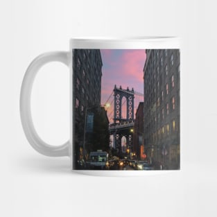 Manhattan Bridge Sunset Mug